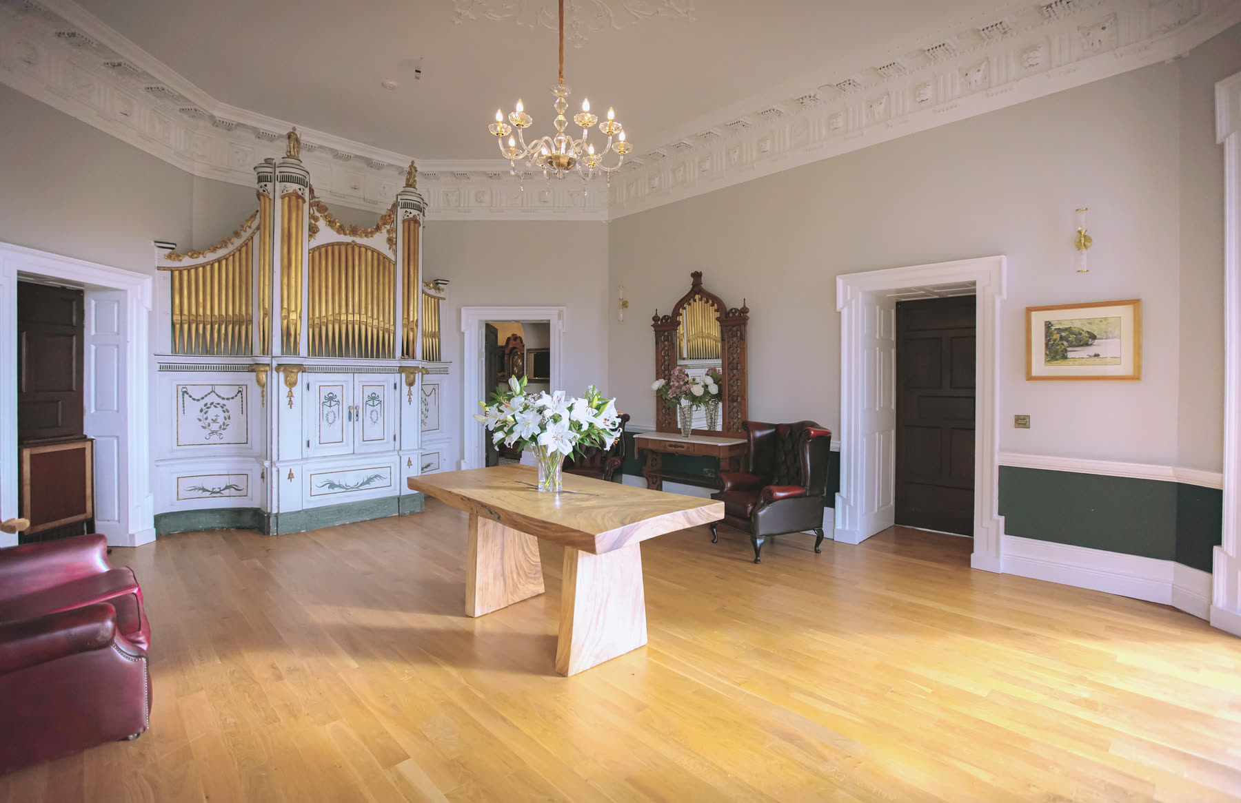The organ room at Newhall