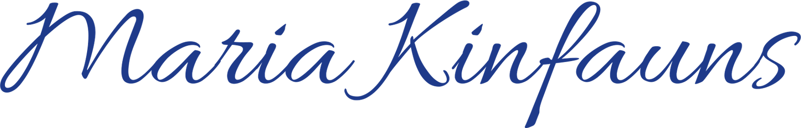 Signature of Maria, Lady Kinfauns